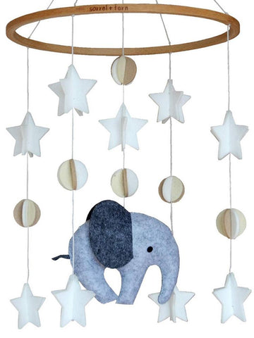 Baby Crib Mobile With Elephant -Baby Misc