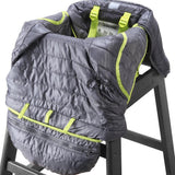Stitched Dark Gray Portable Shopping Cart Seat Cover -Baby Misc